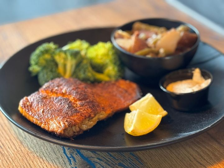 Bourbon Glazed Salmon